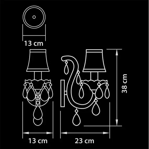 Бра Osgona Princia 726611, изображение 2