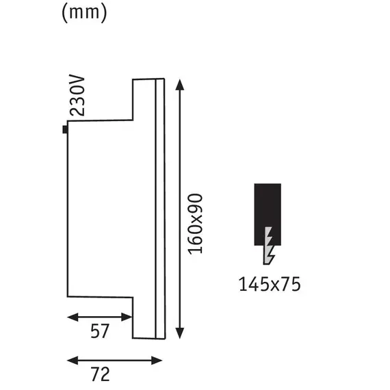 Уличный светодиодный светильник Paulmann Slot Led 93826, изображение 2