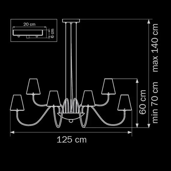 Подвесная люстра Lightstar Diafano 758214, изображение 2