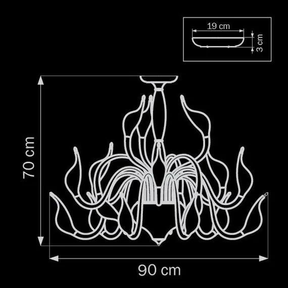 Потолочная люстра Lightstar Cigno Collo 751182, изображение 2