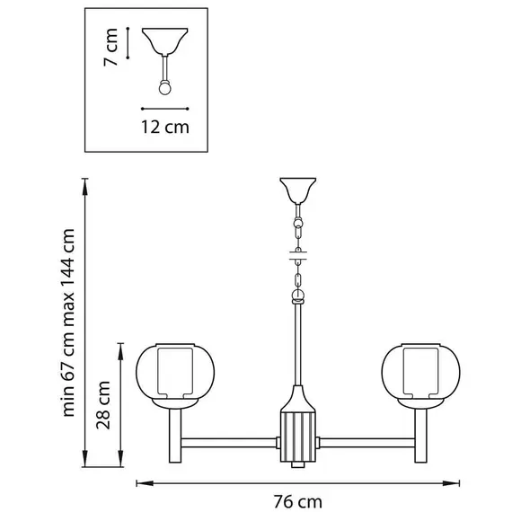 Подвесная люстра Lightstar Fiamma 730063, изображение 2