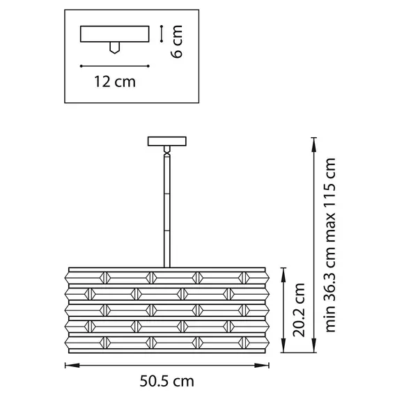 Подвесная люстра Lightstar Amerigo 746068, изображение 2