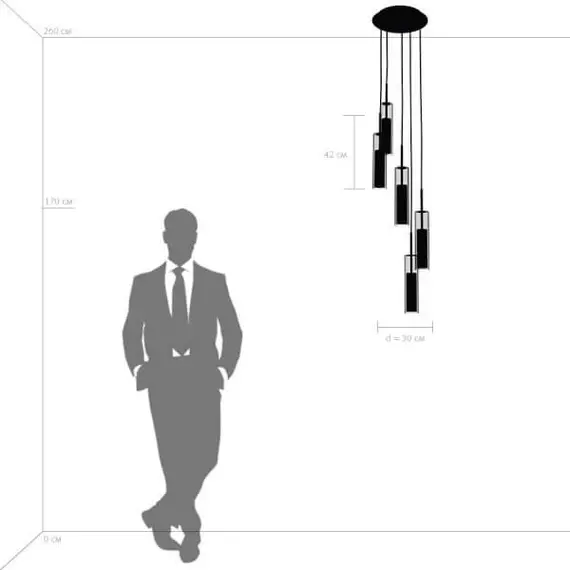 Подвесная люстра Lightstar Cilino 756057, изображение 2