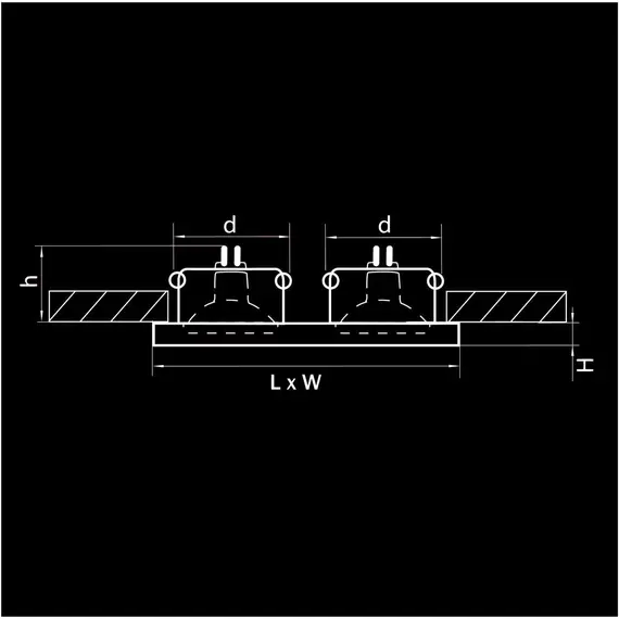Встраиваемый светильник Lightstar Rifle 002544, изображение 2
