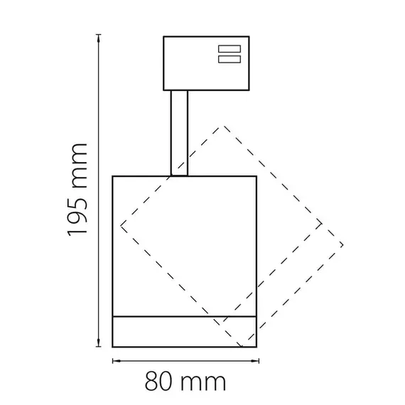 Трековый светодиодный светильник Lightstar Canno Led 301274, изображение 2