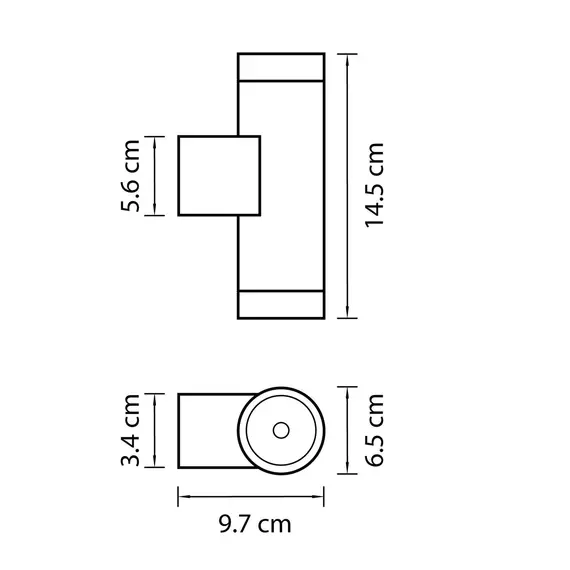 Уличный настенный светильник Lightstar Paro 351607, изображение 2