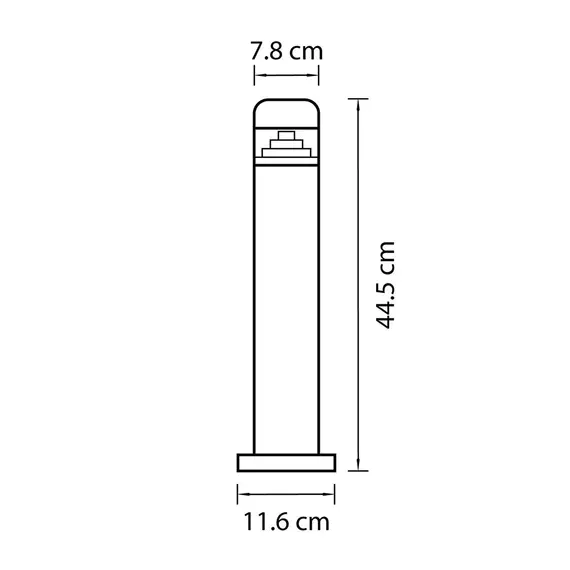 Уличный светодиодный светильник Lightstar Raggio 376907, изображение 2