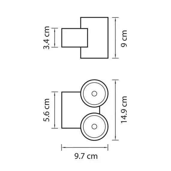 Уличный настенный светодиодный светильник Lightstar Paro 352692, изображение 2