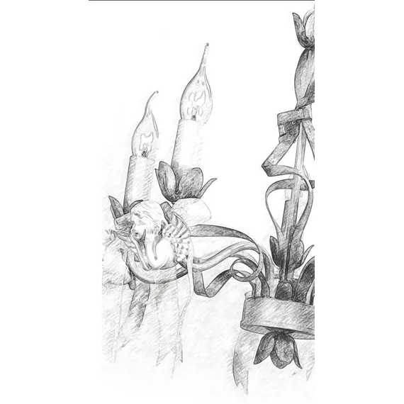 Подвесная люстра Lucia Tucci Angelo 147.5 Ivory, изображение 2