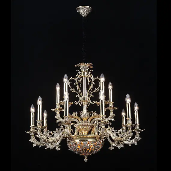 Подвесная люстра Lucia Tucci Firenze 1780.15.3 Antique Gold, изображение 2