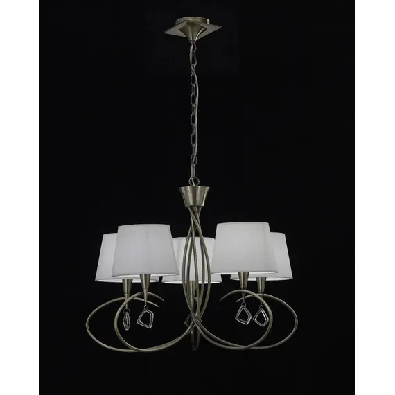 Подвесная люстра Mantra Mara Antique Brass 1621, изображение 2