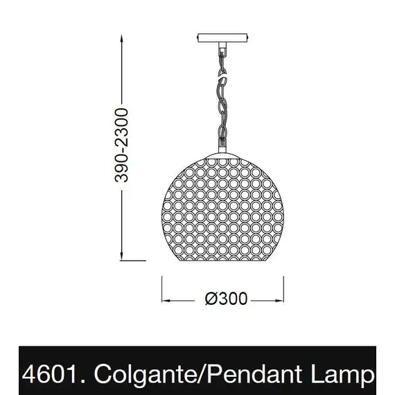 Подвесной светильник Mantra Crystal 4601, изображение 2