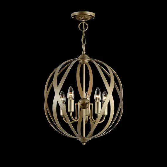 Подвесная люстра Maytoni Petra H536-PL-05-G, изображение 4