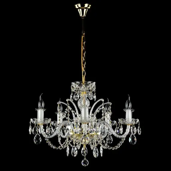 Подвесная люстра Maytoni Lira DIA907-PL-05-G, изображение 4