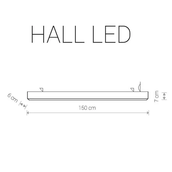 Подвесной светодиодный светильник Nowodvorski Hall Led 9466, изображение 2