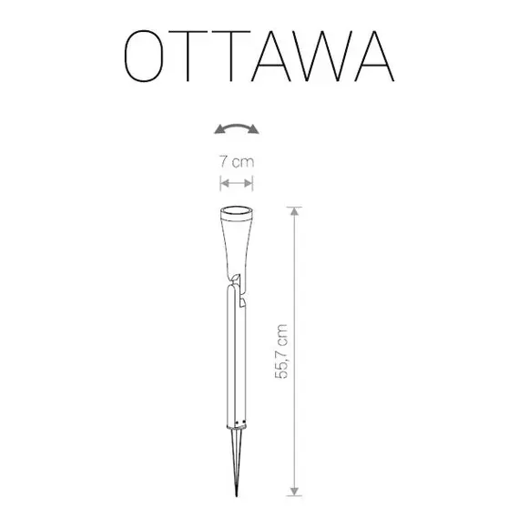 Ландшафтный светильник Nowodvorski Ottawa 9561, изображение 2