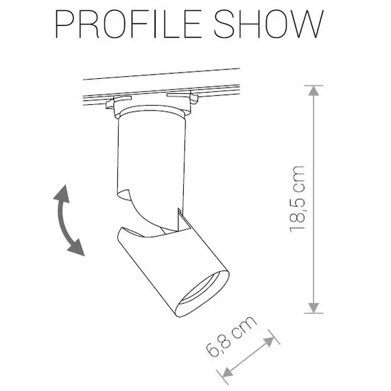 Трековый светодиодный светильник Nowodvorski Profile Show 9424, изображение 2