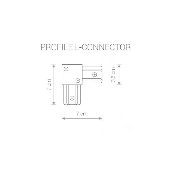 Коннектор L-образный Nowodvorski Profile 9455, изображение 3