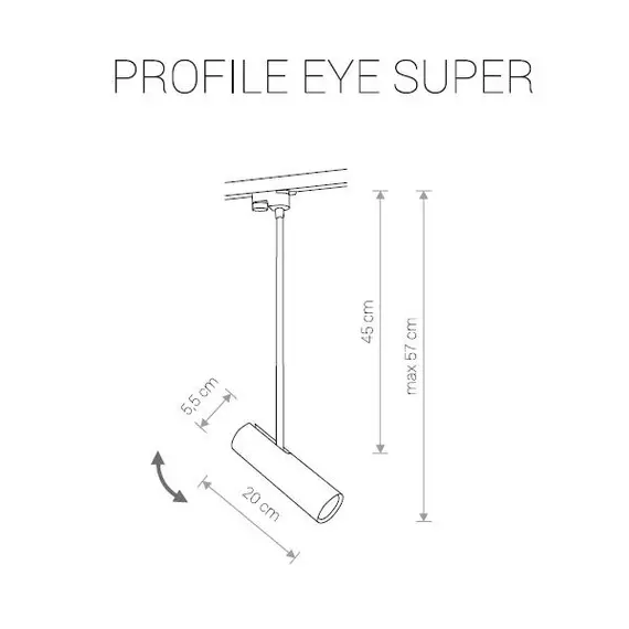 Трековый светильник Nowodvorski Profile Eye Super 9325, изображение 2