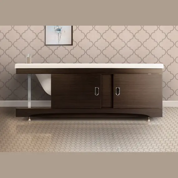 Экран под ванну Alavann МДФ раздвижной 160 см венге