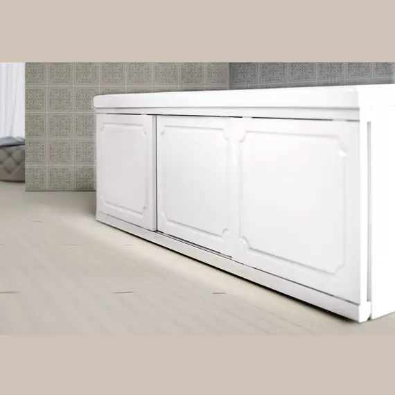 Экран под ванну Alavann Ametist 170 см раздвижной белый, изображение 2