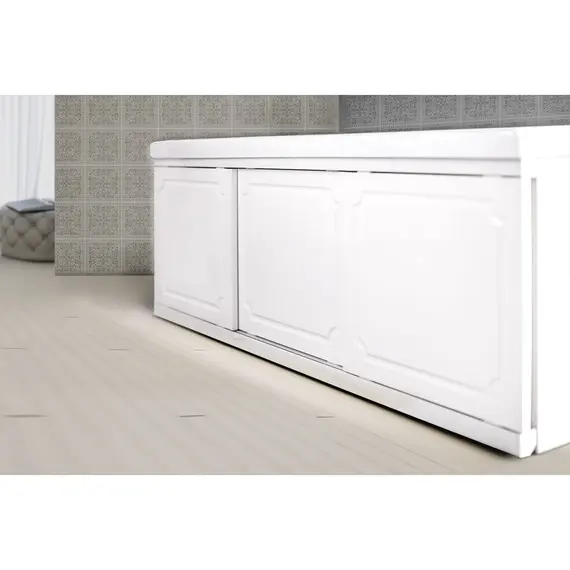 Экран под ванну Alavann Ametist 170 см раздвижной белый, изображение 3