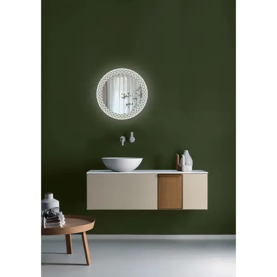 Зеркало с подсветкой круглое Esbano ES-3596 YD 70 см, изображение 2