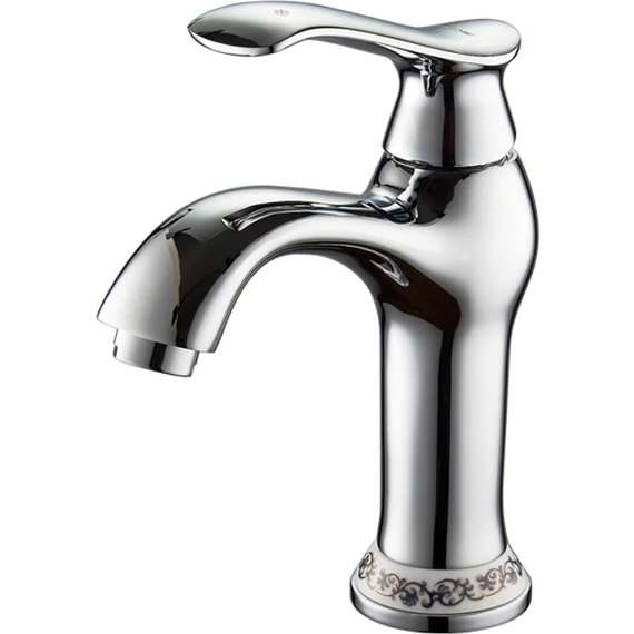 Смеситель для раковины Ledeme К L1041-2 хром керамика