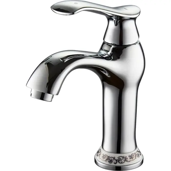Смеситель для раковины Ledeme К L1041-2 хром керамика
