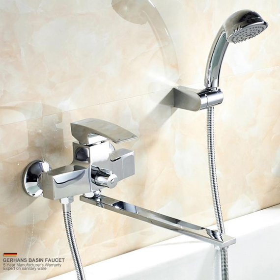 Смеситель для ванны Gerhans K14 K13114 хром