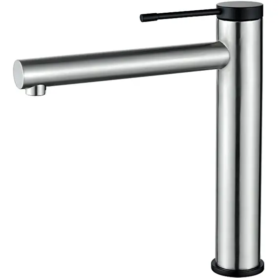 Смеситель для раковины Ledeme H47 L1147A суперсталь/черный