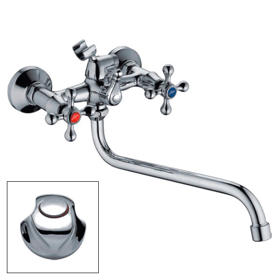 Смеситель для ванны Ledeme H26 L2126 хром