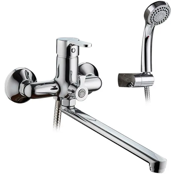 Смеситель для ванны Ledeme L2203 универсальный хром