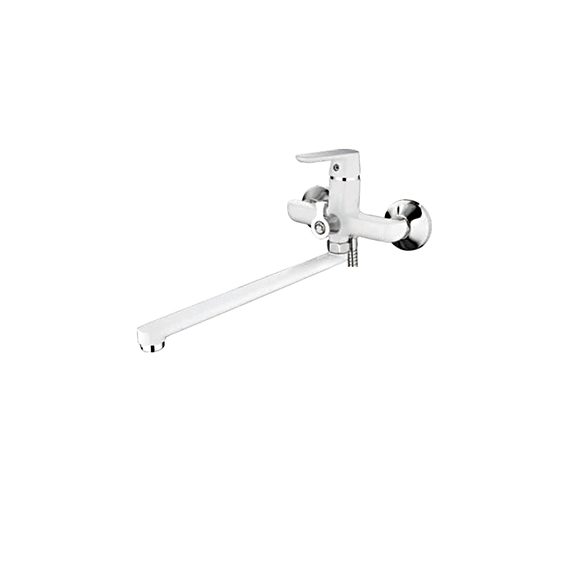 Смеситель для ванны Ledeme H77W L2277W белый/хром