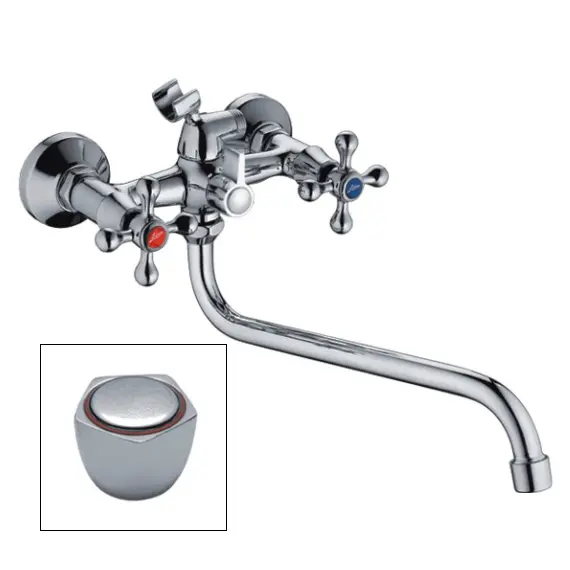 Смеситель для ванны Ledeme R L2309 хром