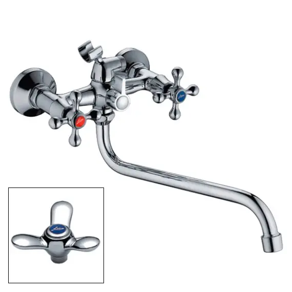 Смеситель для ванны Ledeme H12 L2312 хром