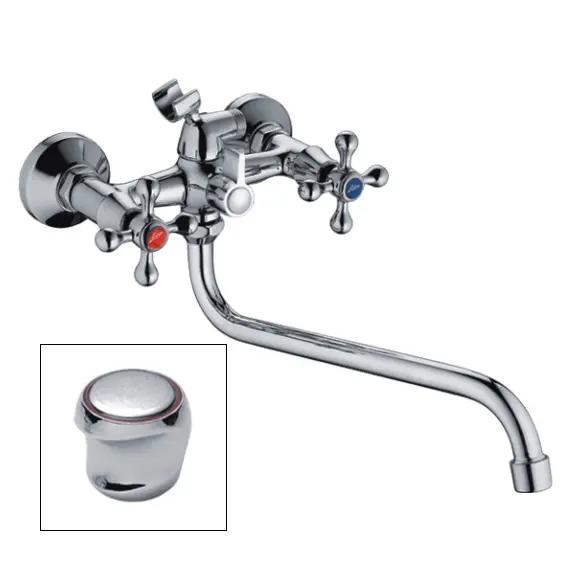 Смеситель для ванны Ledeme H17 L2317 хром