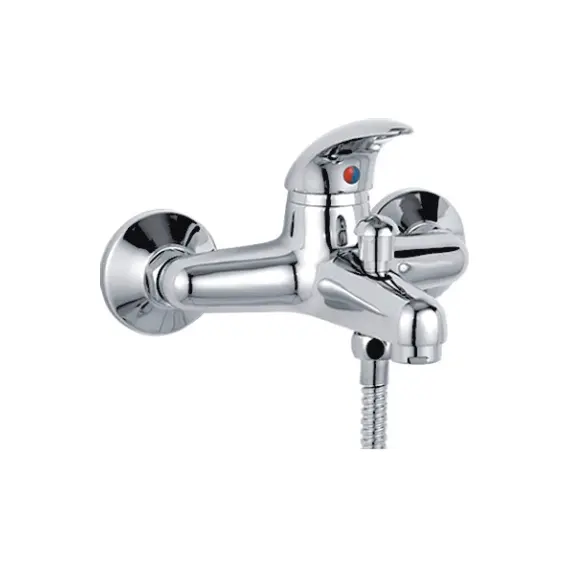 Смеситель для ванны Ledeme H38-B L3038-B с коротким изливом силумин