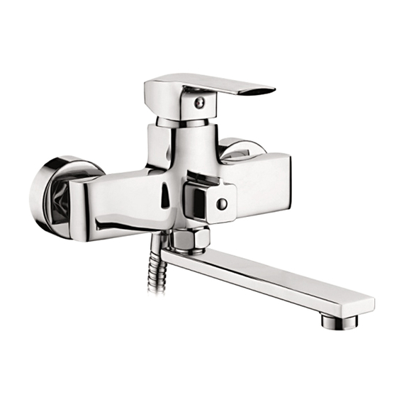 Смеситель универсальный для ванны Ledeme H58 R L3158 хром с коротким изливом