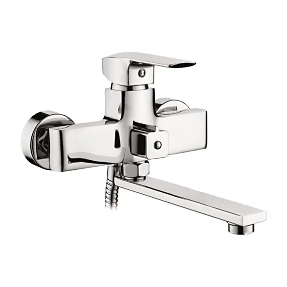 Смеситель универсальный для ванны Ledeme H58 R L3158 хром с коротким изливом