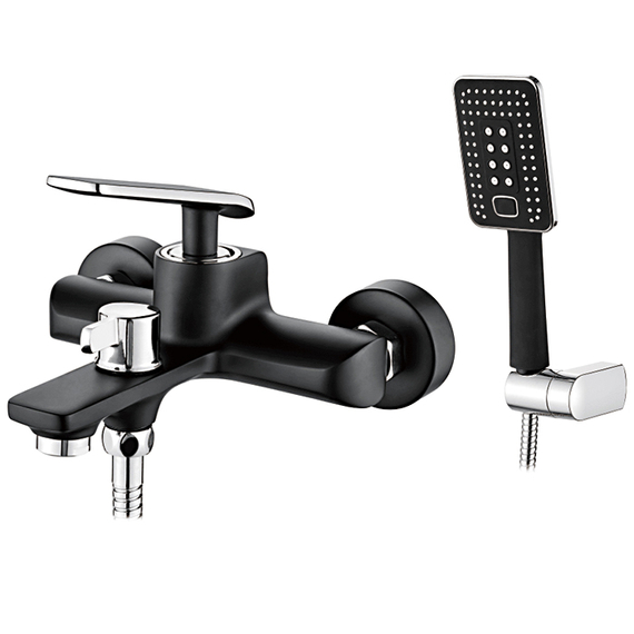 Смеситель для ванны Ledeme H74B L3274B черный/хром