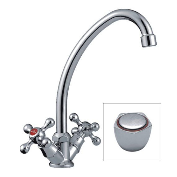 Смеситель для кухни Ledeme R L4009 хром