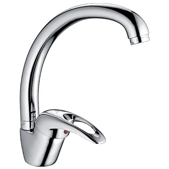 Смеситель для кухни Ledeme H02-B L4102-B хром