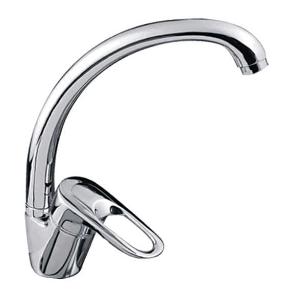 Смеситель для кухни Ledeme H04 L4104 хром