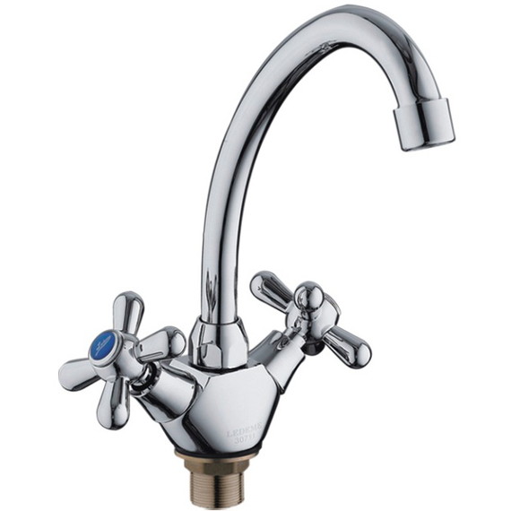 Смеситель для кухни Ledeme H18 L4118-2 хром