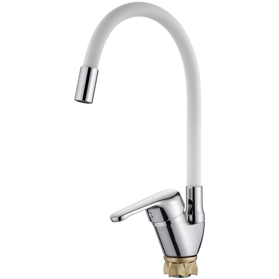 Смеситель для кухни с гибким изливом Ledeme L4132-3 хром