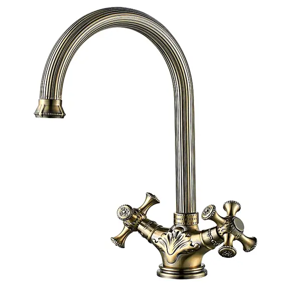 Смеситель для кухни Ledeme 7 L4191C бронзовый
