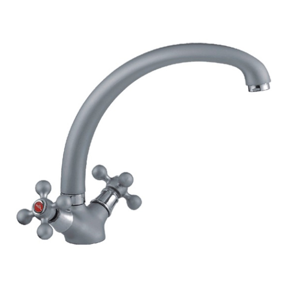 Смеситель для кухни Ledeme H19-1 L4219-1 матовый хром