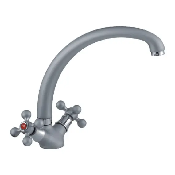 Смеситель для кухни Ledeme H19-1 L4219-1 матовый хром