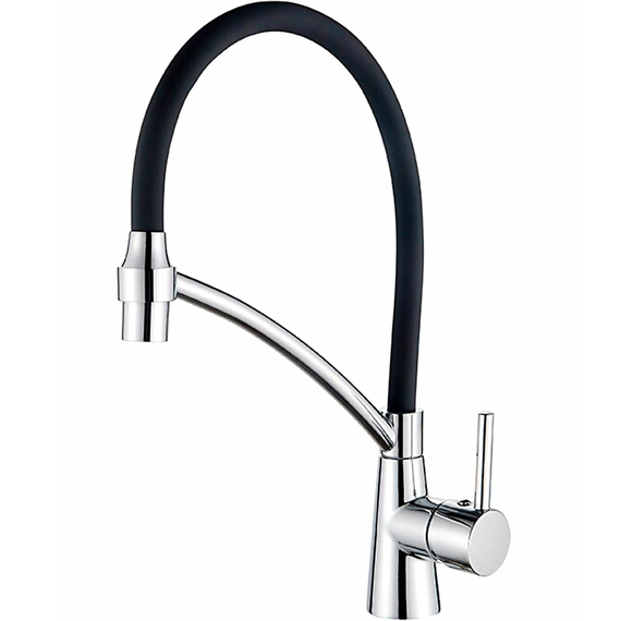 Смеситель для кухни с гибким изливом с душем Ledeme L4399-2 хром